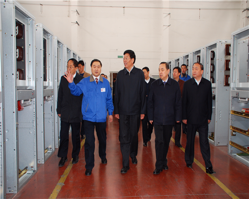 2007年4月，甘肃省省长徐守盛、副省长杨志明来公司视察
